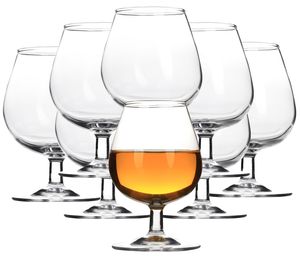 8er Set Cognacgläser Brandygläser | Cognac Brandy Schwenker Weinbrand Cocktail Glas | 350ml | Perfekt für Zuhause, Restaurants und Partys | Spülmaschinenfest