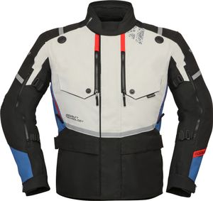 Modeka Trohn Motorrad Textiljacke, hellgrau/blau, M