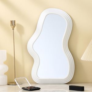 360Home Spiegel Wandspiegel Schminkspiegel Weiß B 41cm*26cm*3cm