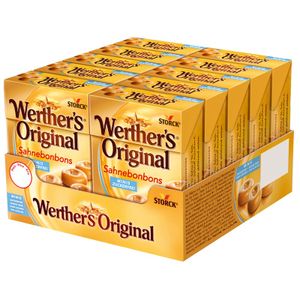 Werthers Orginal Minis, Bonbon ohne Zucker 10 Packungen