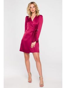 Makover Minikleid für Frauen Annaree K156 bordo M