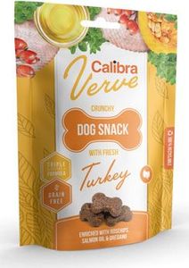 CALIBRA DOG VERVE křupavý pamlsek pro psy z čerstvého krůtího masa pro větší chutnost, obsahuje Triple Active Formula pro lepší zdraví, 150 g
