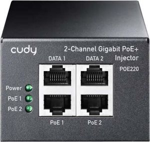 PoE injektor Cudy POE220, Gigabit PoE+/PoE, 2 x 30 W