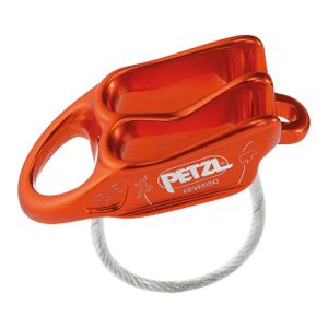 Petzl Reverso Belay/Rappel Device Red/Orange