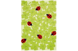 Kids Ladybug grün  100x160