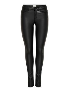 Only Damen Hose OnlAnne Coated Pant beschichtete Jegging Leder-Optik Stretch, Farbe:Schwarz, Jeans/Hosen Neu:M / 30L