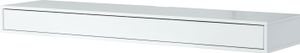 MASSIVMOEBEL24 Lowboard Buche 235x43x17 weiß lackiert WIEN #116