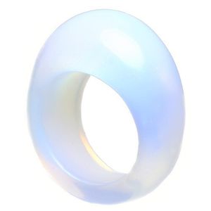 Ring aus Opalit (synth. Mondstein) mit Wölbung massiv Opalitring Mondsteinring für Damen, Ringgröße:Innenumfang 60mm Ø19.1mm Ring aus Opalit (synth. Mondstein) mit Wölbung massiv Opalitring Mondsteinring für Damen, Ringgröße:Innenumfang 60mm Ø19.1mm