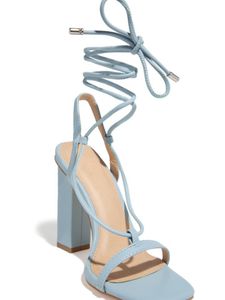 Damen öffnen Zehen Sandalen Freizeitplattform Schuhe atmungsaktive Schnürung,Farbe: Hellblau,Größe:39
