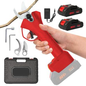 Professionelle Akku Astschere 21V Schnurlose Elektrische Gartenschere, 0-25mm Akku Astschere, mit 2 Stück Batterien Baumschere - Rot Professionelle Akku Astschere 21V Schnurlose Elektrische Gartenschere, 0-25mm Akku Astschere, mit 2 Stück Batterien Baumschere - Rot