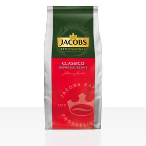 Jacobs Professional Classico, 1kg Kaffeebohnen, ganze Bohne, kräftig-vollmundiger Geschmack, für Kaffee Crema, Espresso oder Latte Macchiato, aus Arabica und Robusta-Bohnen