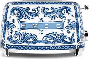 SMEG TSF01DGBEU 2-Schlitz-Toaster Dolce & Gabbana Blu Mediterraneo