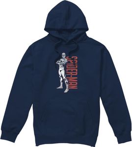 Spider-Man - Kapuzenpullover für Herren TV4773 (XL) (Marineblau)