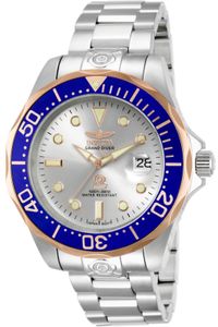 Invicta Grand Diver 13788 Herren armbanduhr - Automatikuhr - Edelstahl mit silbernen zifferblat - 47mm