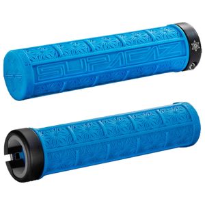 Chwyty kierownicy Supacaz Grizips, 135 mm / 135 mm, Neon Blue