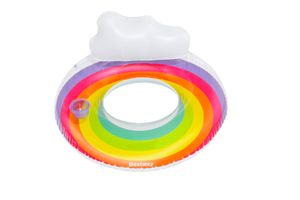 Bestway® Rainbow Dreams™ Schwimmring mit Kopfstütze Ø 107 cm