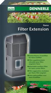 Dennerle Nano FilterExtension - Aufsteckbarer Zusatzfilter für Nano Eckfilter und Nano Eckfilter XL