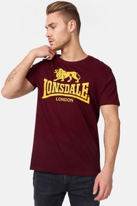 Lonsdale Logo T-Shirt Vintage Oxblood Größe 3XL