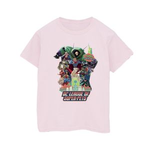 DC Comics - "DC Comics DC League Of Super-Pets Super Powered Pack" T-Shirt für Damen BI21409 (L) (Babyrosa)
