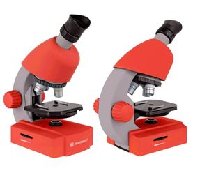 BRESSER JUNIOR Mikroskop 40x-640x rot