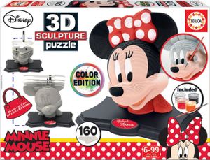 EDUCA 3D puzzle Minnie Mouse 160 dielikov s farbami