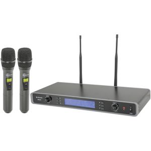Citronic laditeľný ručný mikrofón UHF, 2 kanály, 81 frekvencií