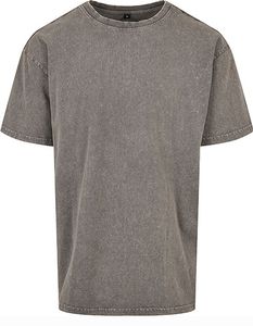 Build Your Brand Acid Washed Heavy Oversize Tee