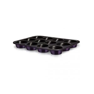 Berlingerhaus Form auf Muffins mit Nicht-Schicht-Oberflächen 12-PCs Purple Metallic Line BH-6800