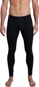 GÖTZBURG Herren lange Unterhose, Baumwolle, Single Jersey, schwarz, uni Größe: 6