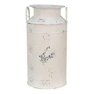 Clayre & Eef Dekoration Milchkanne Ø 28x53 cm Beige Eisen Rund