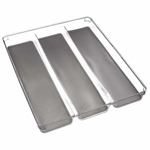 5Five jednoduše organizátor inteligentní zásuvky 3 oddíly plastové šedé 4,7 cm x 40 cm x 32 cm