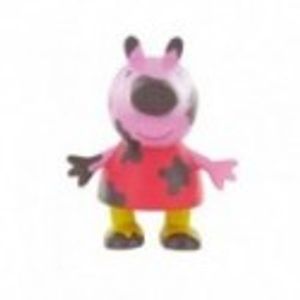 Peppa Pig Mud Peppa Pig Mini Figur, mehrfarbig, 6 cm (Comansi Y99687) PEPPA PIG