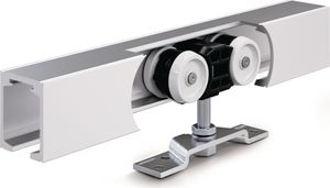 Geze Schiebetürbeschlag Perlan 140 Flügelbreite 131-150cm EV1 mi.Winkel - 119340 Geze Schiebetürbeschlag Perlan 140 Flügelbreite 131-150cm EV1 mi.Winkel - 119340