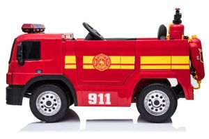 Feuerwehr Kinderauto Feuerwehrauto Fire-Truck Kinderfahrzeug Kinder Eva Reifen Ledersitz