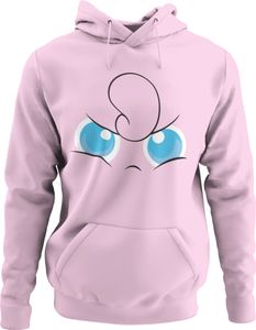 Dámska mikina s kapucňou Pokemon Jigglypuff Pummeluff Sauer