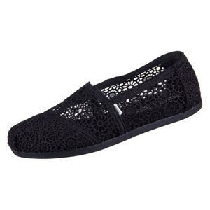 TOMS Damen - ALPARGATA 10016254 - black maroccan, Größe:38.5 EU