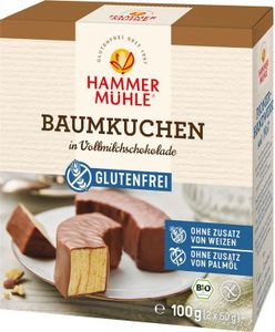 Hammermühle Baumkuchen in Vollmilchschokolade -- 100g x 8  - 8er Pack VPE