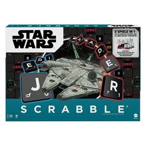 Mattel - Scrabble - Star Wars Brettspiel Gesellschaftsspiel Buchstabieren