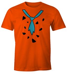 Herren T-Shirt Fasching Fred Feuerstein Faschings-Shirt Karneval Moonworks®  XXL