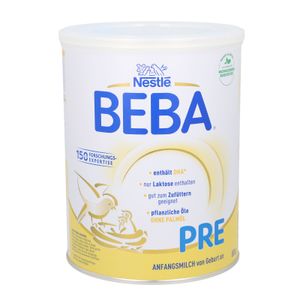 Nestlé BEBA Pre, Säugling Milch, Babynahrung, Anfangsmilch, Von Geburt an, Dose, 800 g, 12473310