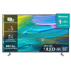 Hisense 55U6KQ 139 cm 55 Zoll anthrazit UltraHD/4K Triple Tuner HDR10 WLAN LAN