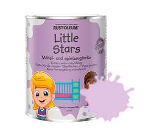 Little Stars barva na nábytek a hračky sametový vodopád fialová 750 ml