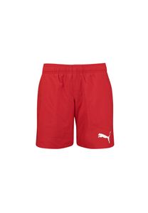PUMA Mid-Cut Badeshorts für Jungen SWIM BOYS MEDIUM Badehose mit Innenslip und Seitentaschen, Farbe:Red, Bekleidung:152
