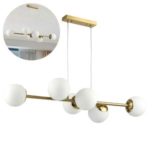 MasterLED Pendelleuchte Bali – 6-flammig E27 – 90cm – Gold – Deckenleuchte für Wohnzimmer und Esszimmer Hotelbeleuchtung