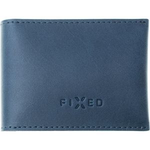 Ledergeldbörse Fixed Mini Smart Wallet für Apple AirTag, Blau