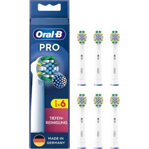 Oral-B Pro Tiefenreinigung Ersatz-Bürstenköpfe 6stk. - Zahnbürste (1er Pack)