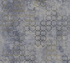 Livingwalls geometrische Tapete New Walls Urban Grace Vliestapete blau gold grau 10,05 m x 0,53 m Livingwalls geometrische Tapete New Walls Urban Grace Vliestapete blau gold grau 10,05 m x 0,53 m