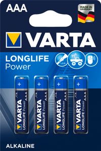 Alkalické baterie VARTA "LONGLIFE" Micro (AAA/LR3)