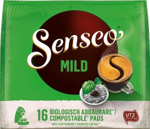Senseo Mild, Pads, 16er, 111 g, UTZ