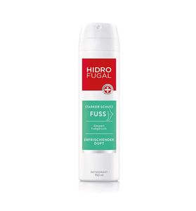 Hidro Fugal Fußdeo mit Menthol Duft hautfreundlich erfrischt und kühlt 150ml